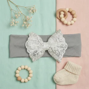 هدبند نوزادی مدل نیکا - طوسی