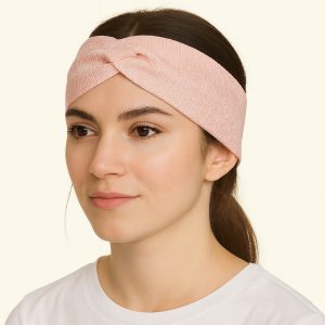 هدبند صورتی پاستلی